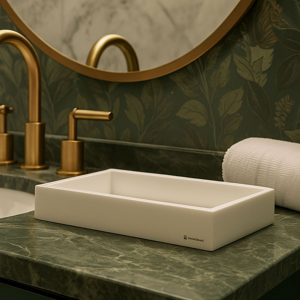 Bandeja Box Baixa Branco Fosco Banho Mais 83408_0